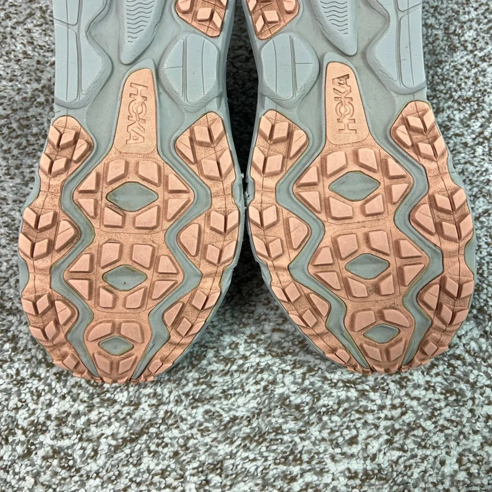Hoka Shoes Womens 10 Wide Gray Trail Running Challenger ATR 7 Training Hiking